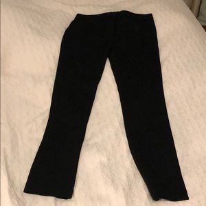 Theory Black Soft Stretch Work Pants Size 10